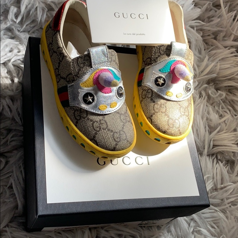 Authentic Unicorn GUCCI kids shoes